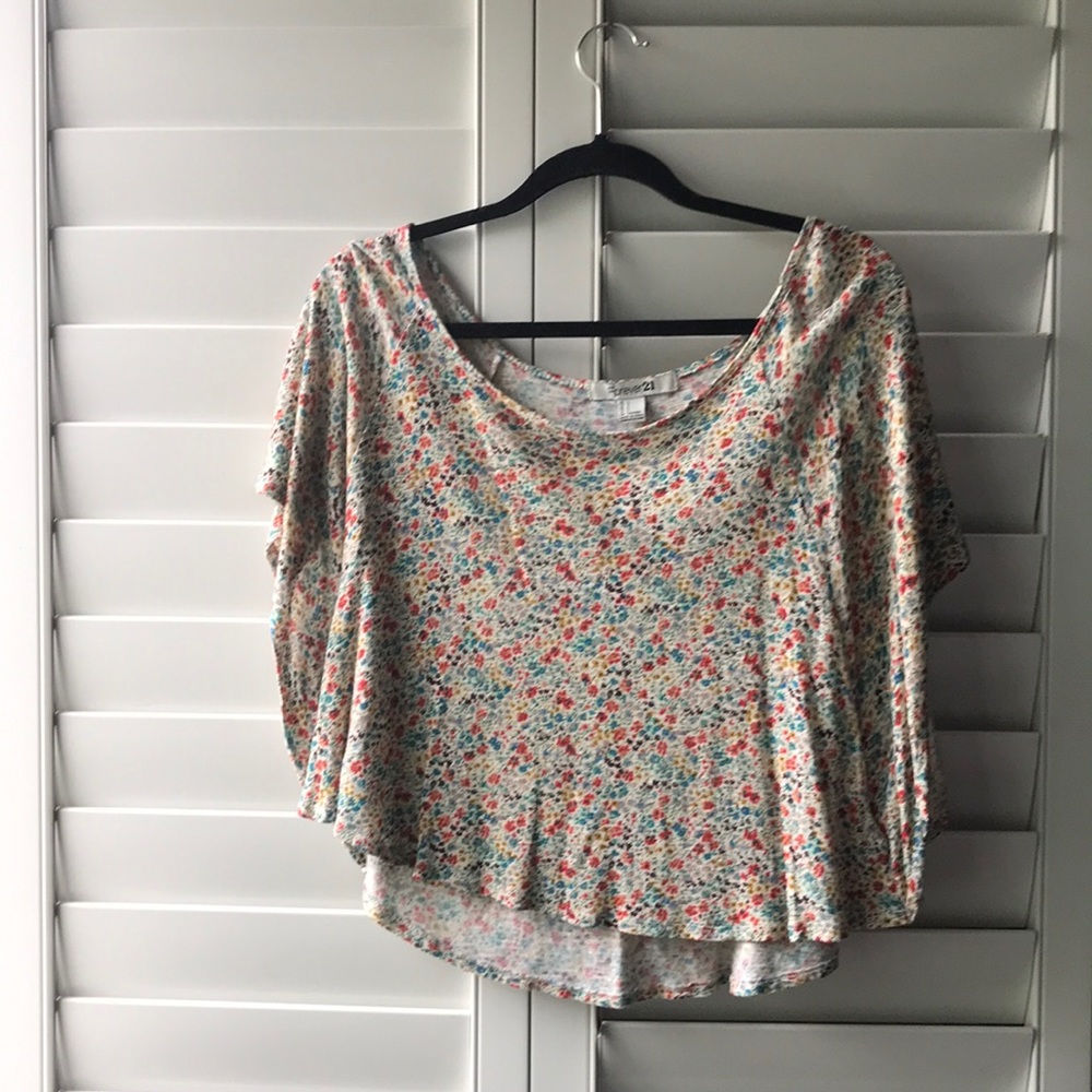 Floral crop top